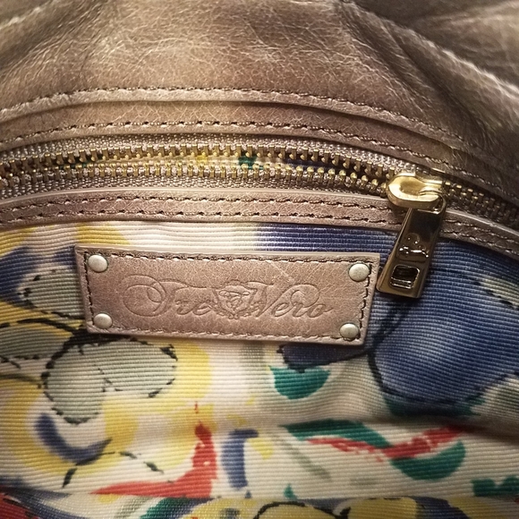 Tre Vero Italian Leather Bag Color Brown - Picture 4 of 14